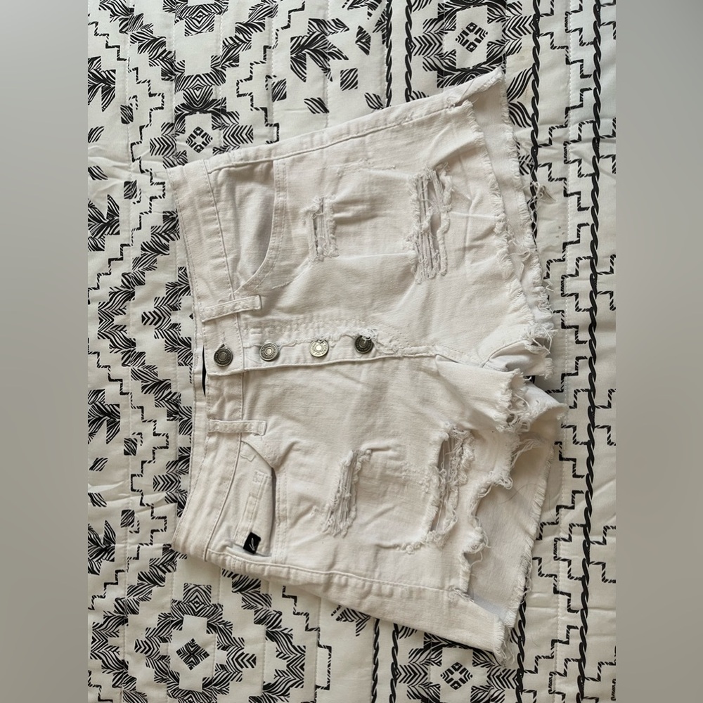 Kancan Jean shorts white